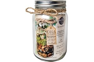 SUPERMOSS Portland Terrarium kit - DIY Mason Jar Terrarium Kit