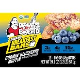 Dave's Killer Bread Boomin' Blueberry Muffin Naturally Flavored Organic Breakfast Bars, 12 Count