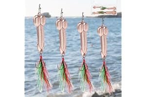 Relaxgiant 4 Pcs Funny Fishing Lures Bass Fishing Lures for Freshwater Saltwater Top Water Fish Gear Gag Gift for Fish Lovers