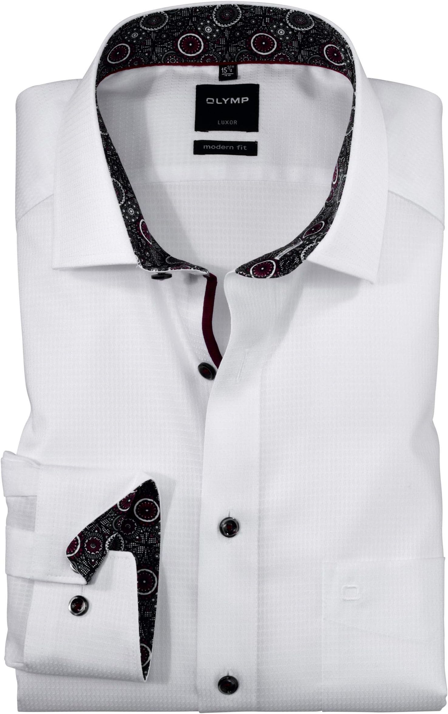 OLYMP Men's Shirt Modern Fit Extra Short Sleeves