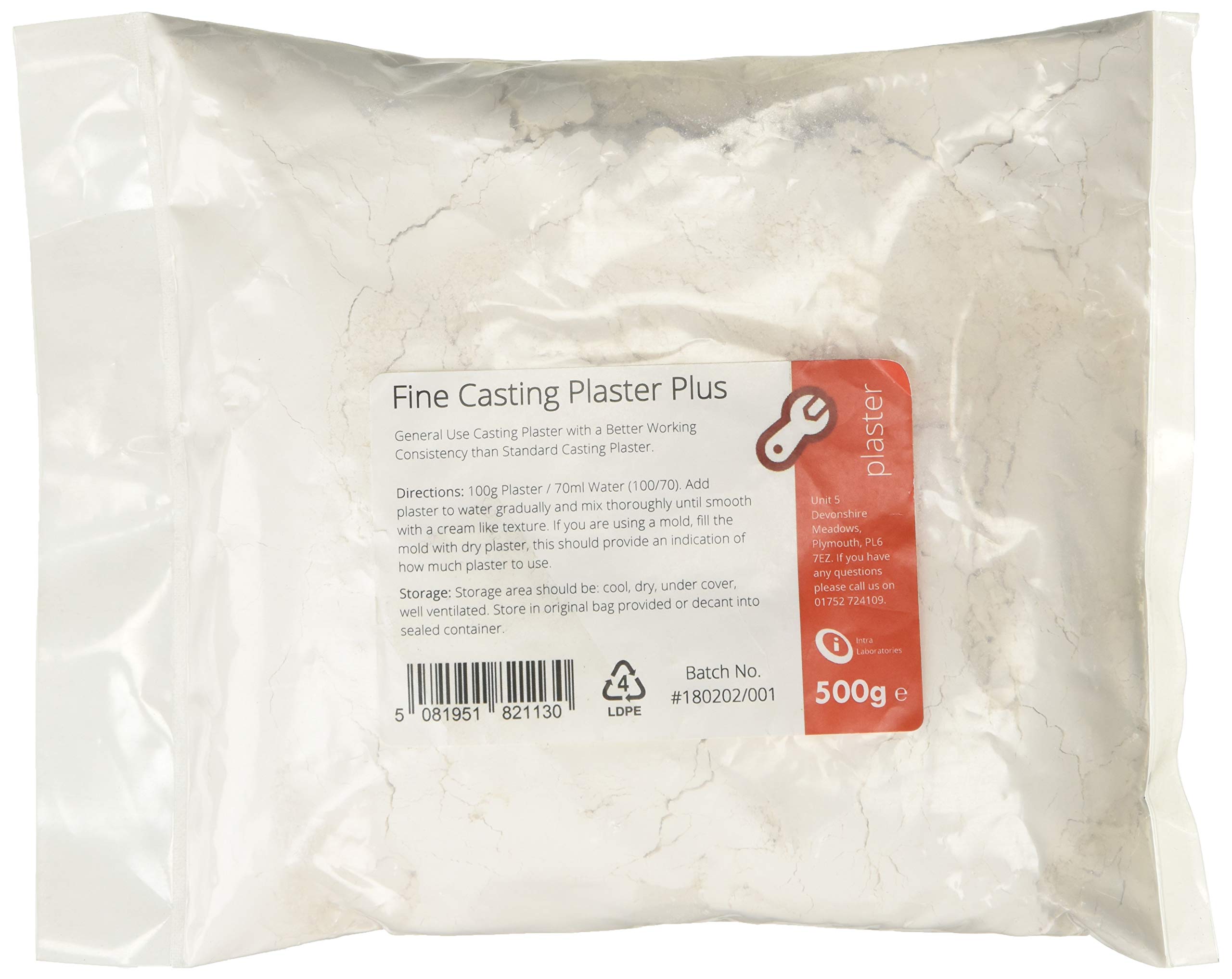 Fine Casting Plaster 500g - Superior Plus Powder