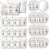 SilTriangle 20 Pcs Employee Appreciation Gifts Bulk for Women Inspirational Canvas Makeup Bags with Zipper Mini Portable Compact Mirrors Thank You Gifts for Team Coworkers Staff