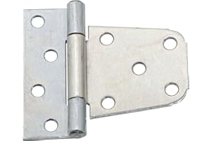 National Hardware N220-137 V287 Extra Heavy Gate Hinges in Zinc plated, 2 pack