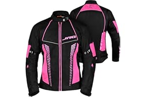 J.A.G. JAG Touring Motorcycle Jacket for Women, All Season Adventure Women's Dual Sport Jacket with CE Armor Cordura Fabric