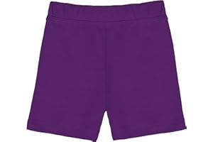 Lilax Girls' Basic Solid Soft Dance Short for Gymnastics or Under Skirts