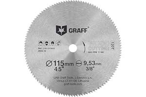 4-1/2 Inch 120T Circular Saw Blade for Wood Plywood Laminate Drywall Plastic – Wood Cutting Saw Blade with 3/8-Inch Arbor GRA