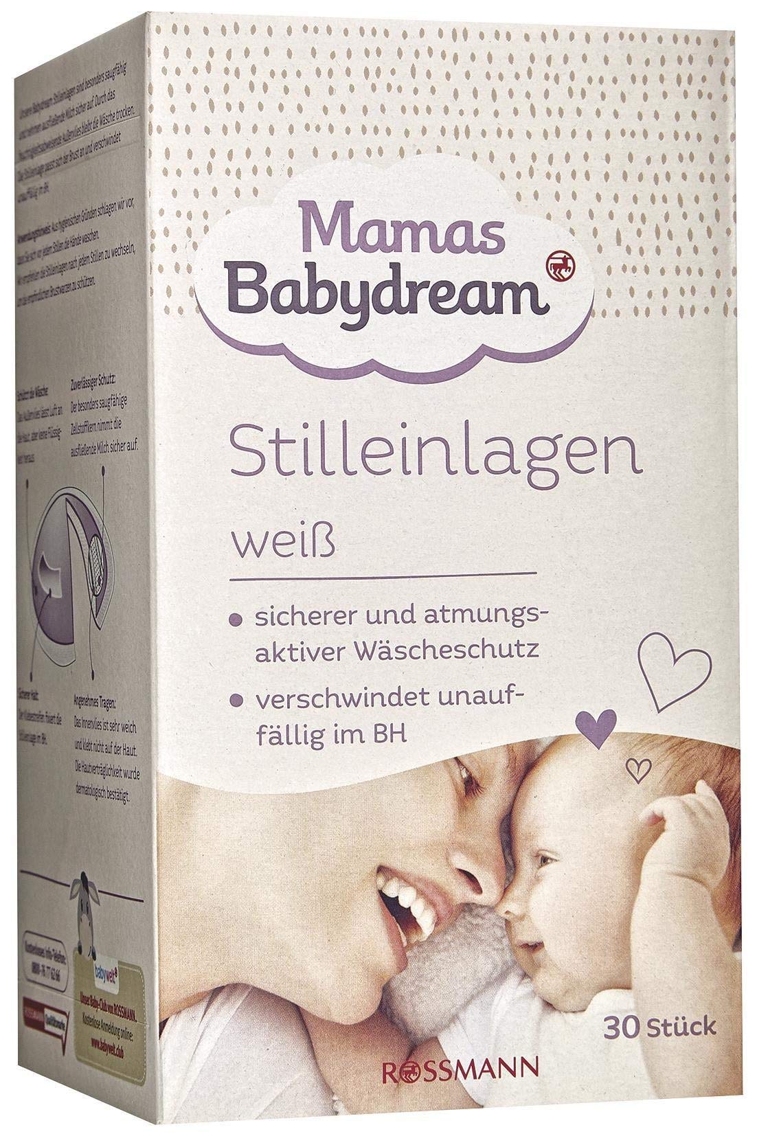 Mamas Babydream Nursing Pads White Understated Bra