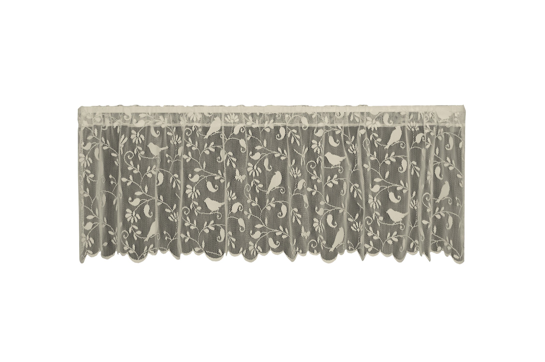 Heritage Lace Bristol Garden Valance, 60 by 18-Inch, Cafè