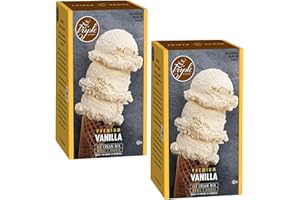 Triple Scoop - Premium Vanilla (2) Ice Cream Mix For Ice Cream Maker. Simple, Easy, Delicious. From Gourmet Mix To Maker in 5 Minutes, Makes 2 Creamy Quarts. Made in USA. (2 Pack, Vanilla)