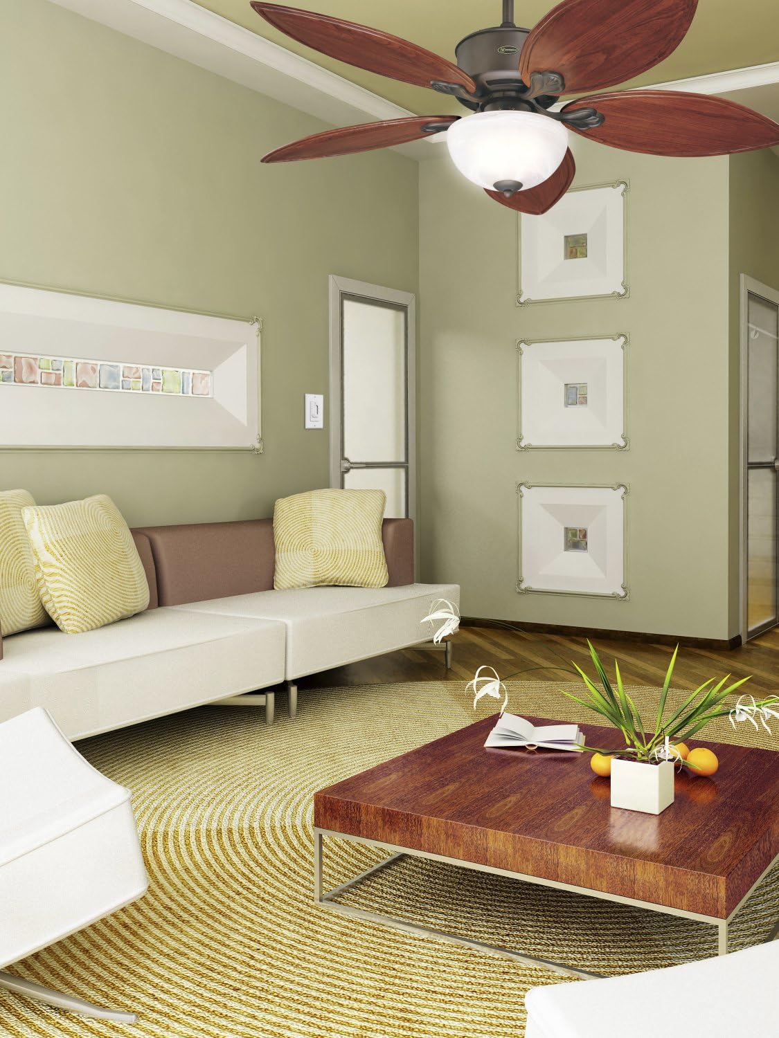 Westinghouse Lighting 7787200 Ceiling Fan Wall Control - - 