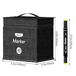 M&G 40 Colors Dual Tip Alcohol Markers, Dual Tip