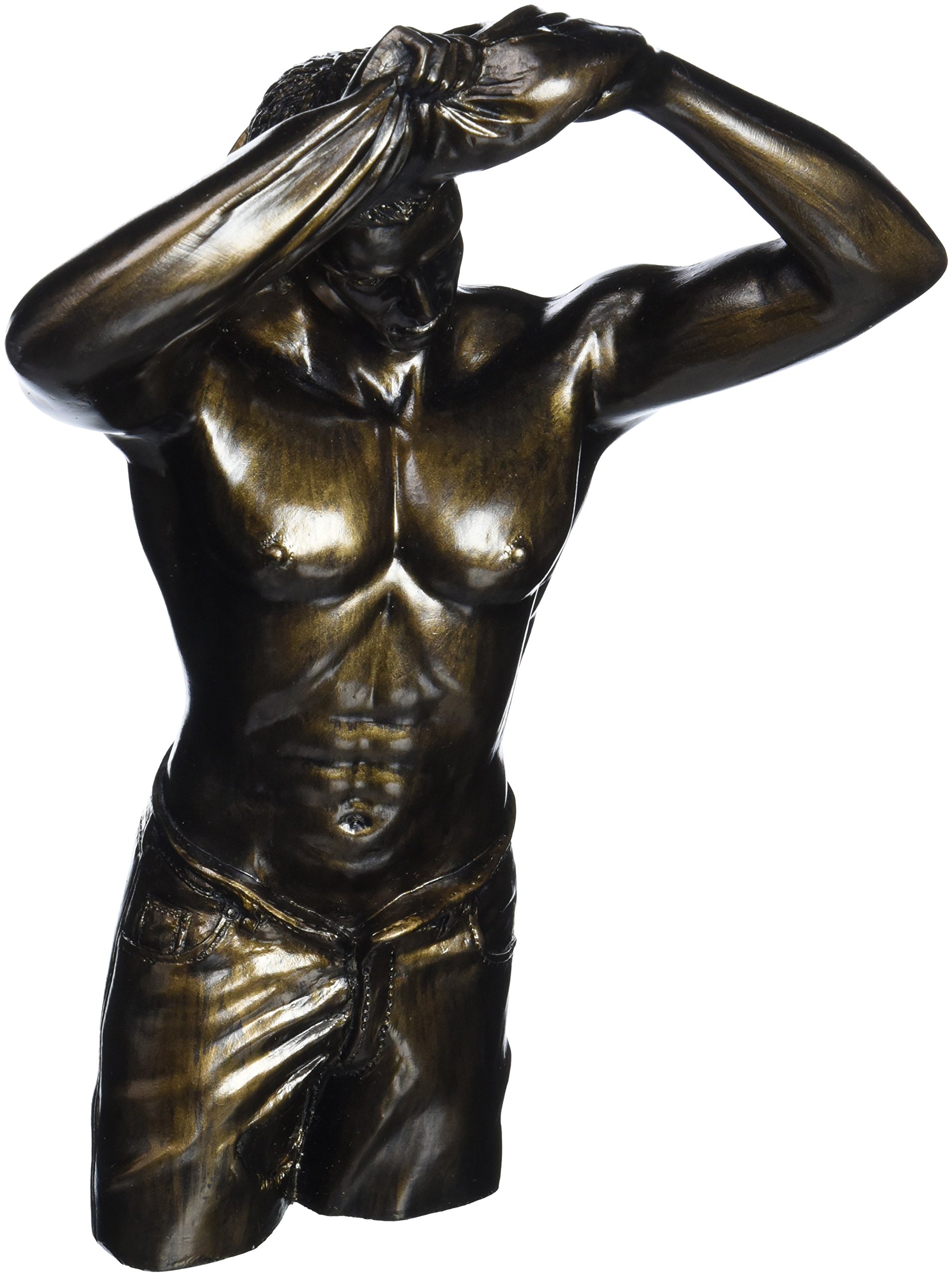 Design Toscano the Suave Stretch Nude Male Statue