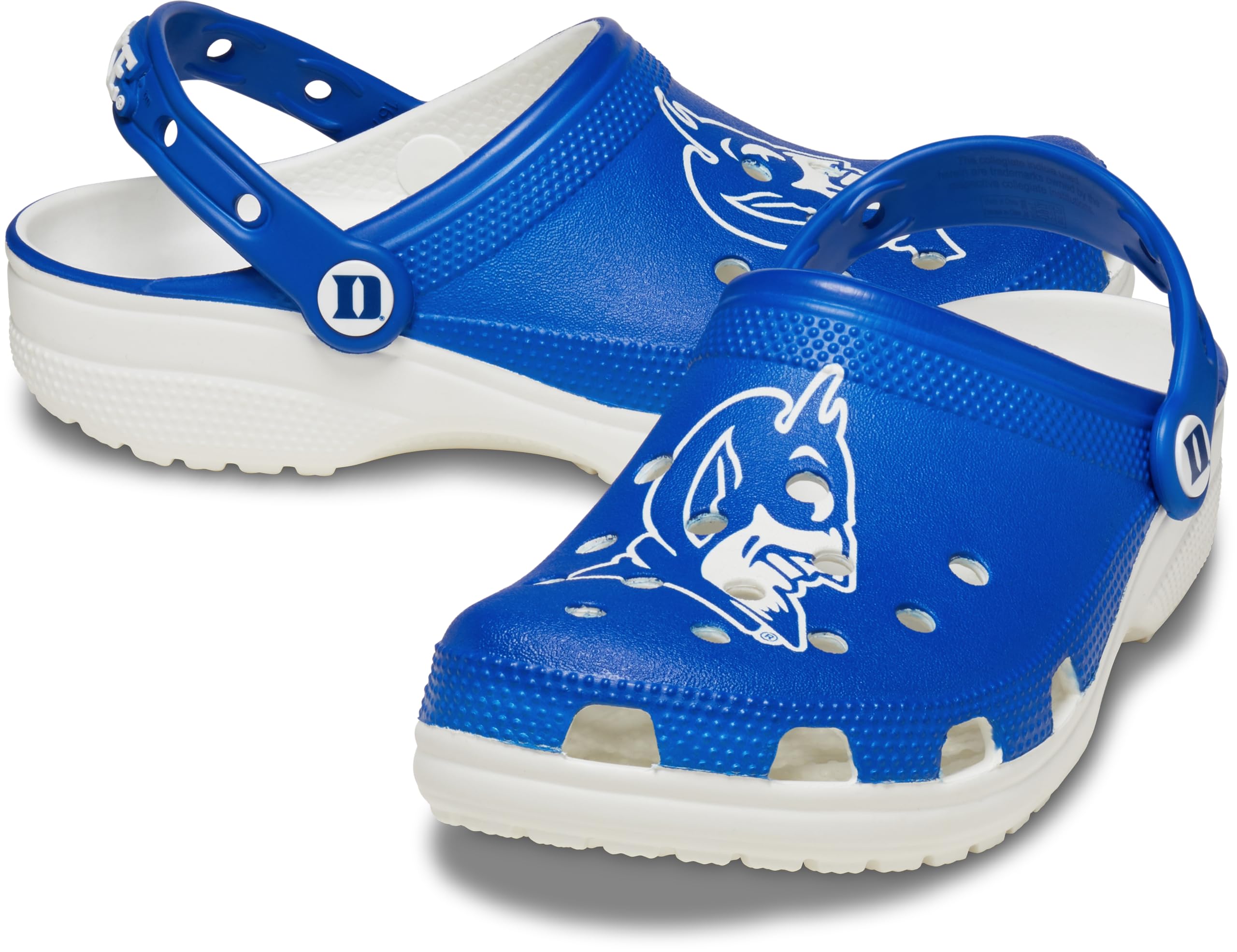 Crocs Unisex-Adult Classic Collegiate Clogs, Duke, 7 Men/9 Women