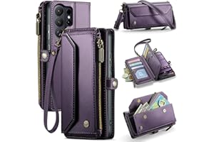 WAWZ for Samsung Galaxy S26 Ultra (2026) 6.8" Case, Women Men Multi-Function Wallet Case with Stand RFID Blocking Includes Sh