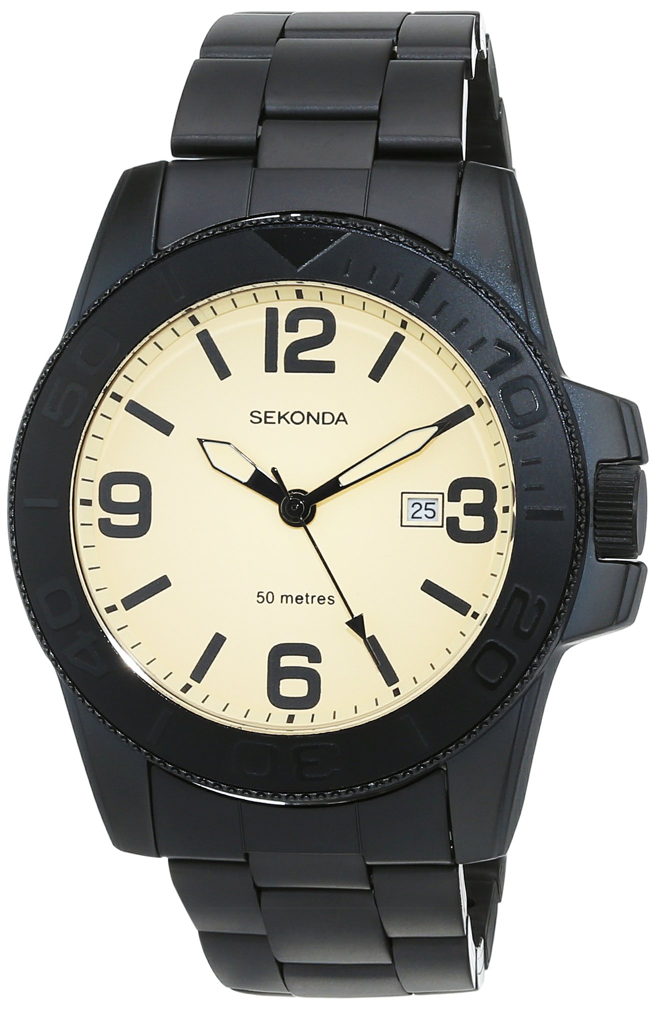 SEKONDA Unisex-Adult Analogue Classic Quartz Watch with Stainless Steel Strap 1390.27