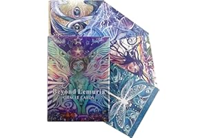 F.curella Tarot Cards for Beginners, 56 Tarot Deck and Oracle Deck, Beyond Lemuria Laser Packaging Tarot Cards with Meanings on Them and Angel Tarot Cards with e-Guide Book