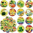 120 Pcs St Patricks Day Shamrock Buttons Pins Mini Rainbow Irish Badges for Parade or Celebration Saint Patricks Decorations St Patricks Day Party Favors Supplies Gifts, 12 Styles