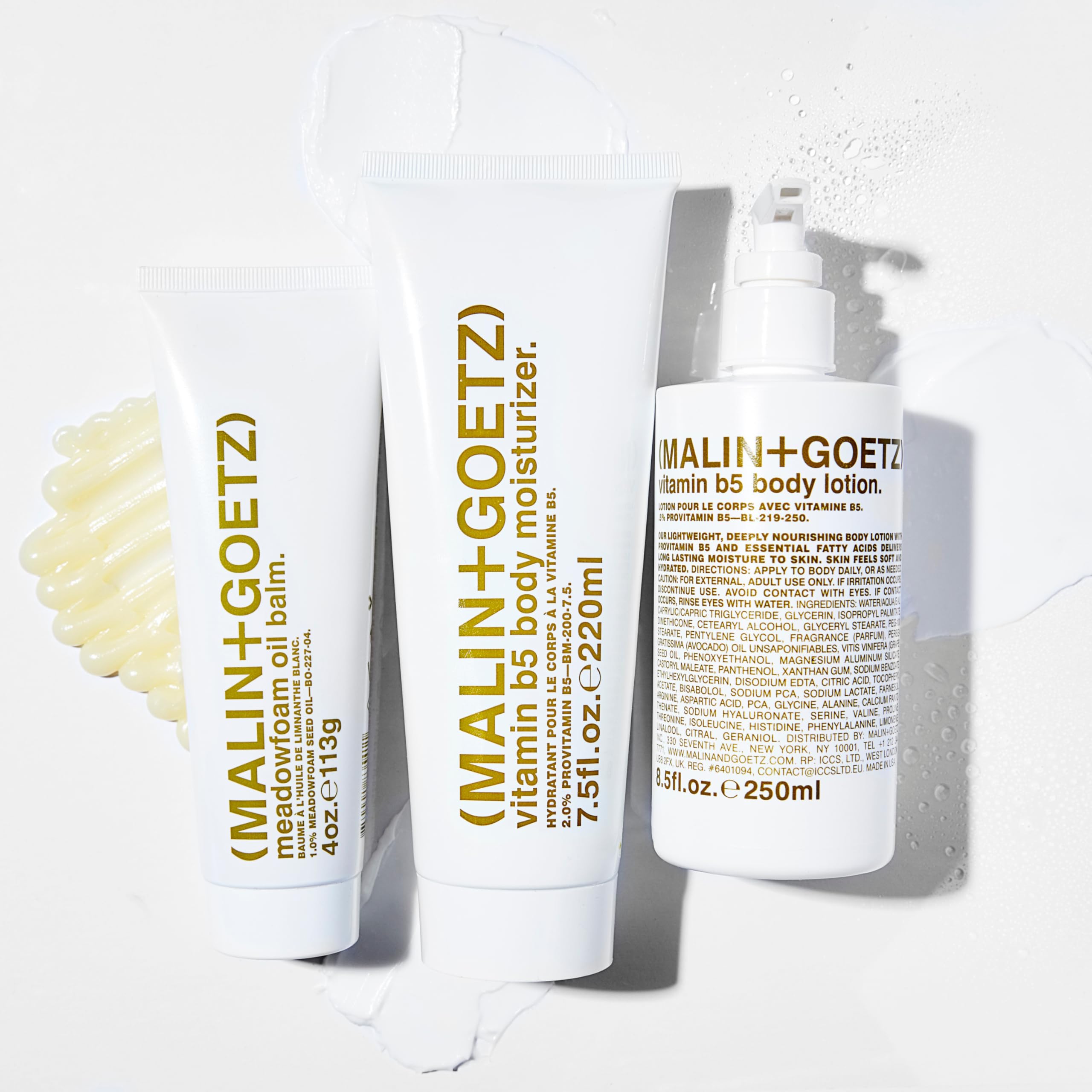 Malin + Goetz Vitamin B5 Body Lotion for Women & Men An Everyday Essential To Heal All Skin Types. Vegan & Cruelty-Free