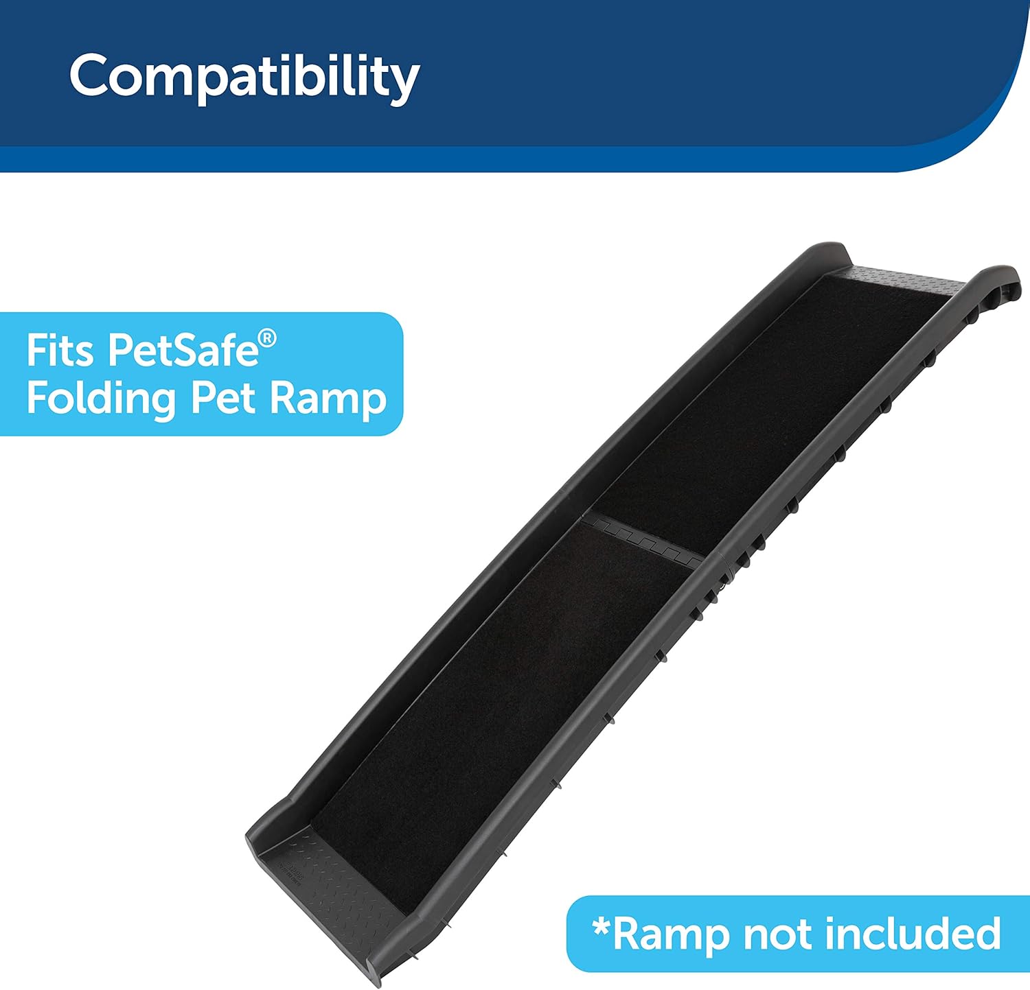 PetSafe Replacement Fabric Covers for Happy Ride Folding Dog Ramp, Black : Pet Supplies