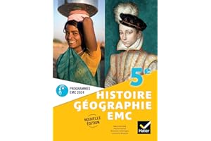 Histoire-Géographie-EMC, 5e - Livre élève (Ed. 2024)