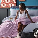 Bedsure Fleece Throw Blanket 130x150 cm Soft Purple 100% Microfibre view 6