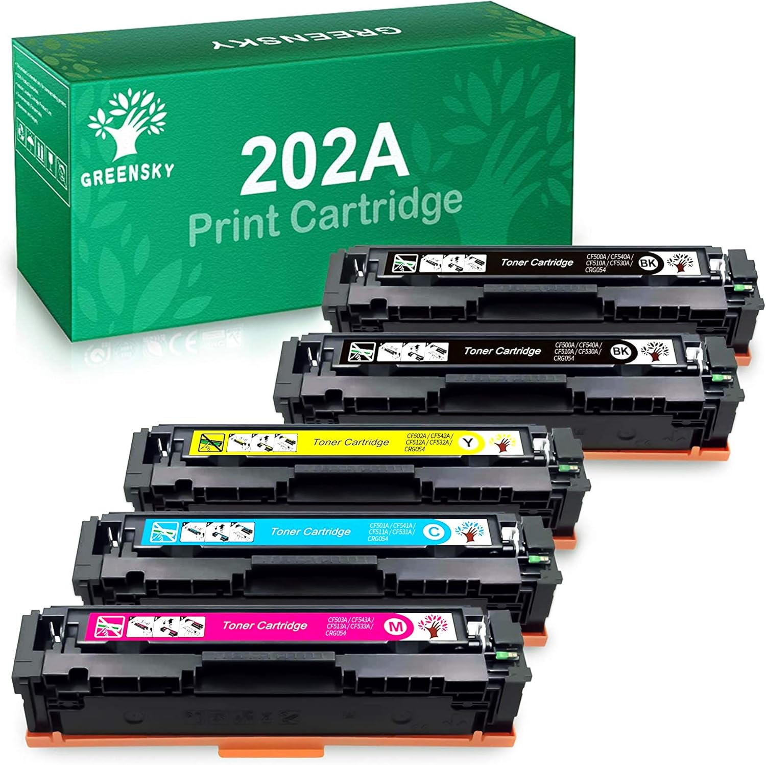 1 Pack Compatible High Yield 202X CF502X Toner Cartridge Used For HP 1-pack-compatible-high-yield-202x-cf502x-toner-cartridge-used-for-hp