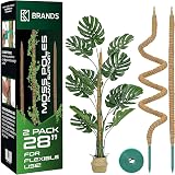 K-Brands Moss Pole 2 Pack 71 cm Bendable Plant Support for Monstera