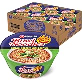 Nongshim Ramen Noodles, Gourmet Instant Ramen bowl, Premium Microwavable Noodle Soup, Hot &amp; Spicy, 3.03 Ounce (Pack of 12)