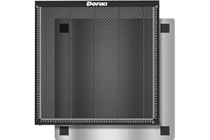 Dofiki Honeycomb Laser Bed 500mm x 500mm Steel Honeycomb Table for Most Laser Engraver, Honeycomb Cutting Tray with Metal Base, 19.68" x 19.68"