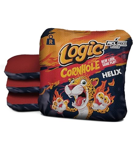 Logic Cornhole Delta-V Serie 5/8 Speed Beutel - ACL Zertifiziertes Set Mit 4 Pro-Taschen