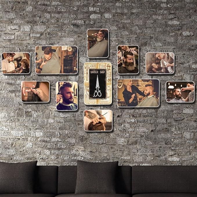 HomeWall photo frame Retro hair salon Style Photo Frame