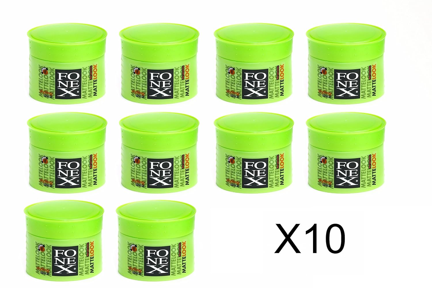 X10 Original Fonex Matte Look Hair Styling Wax 100ml Free Uk