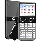 HP Prime G2 Graphing Calculator &ndash; Multi-Touch 3.5" Color Display CAS Exam Approved SAT/AP/IB Scientific Calculator for School, Highschool, College Students &ndash; Programmable, 256MB, Includes Case + Cloth