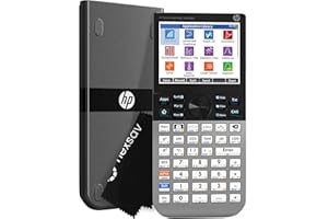 HP Prime G2 Graphing Calculator – Multi-Touch 3.5" Color Display CAS Exam Approved SAT/AP/IB Scientific Calculator for School, Highschool, College Students – Programmable, 256MB, Includes Case + Cloth