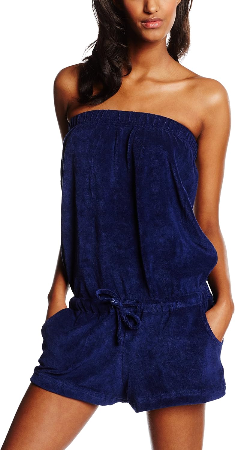 Miami Beach Swimwear Mandy CoverUp, Blue (Old Navy 613), M (size M