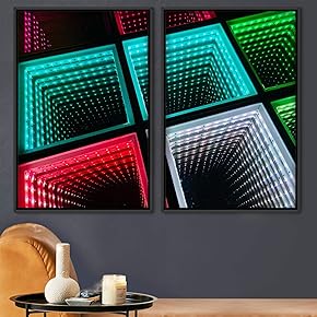 signwin 2 Piece Framed Canvas Wall Art Abstract...