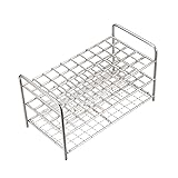 uxcell Stainless Steel Test Tube Holder Rack 50