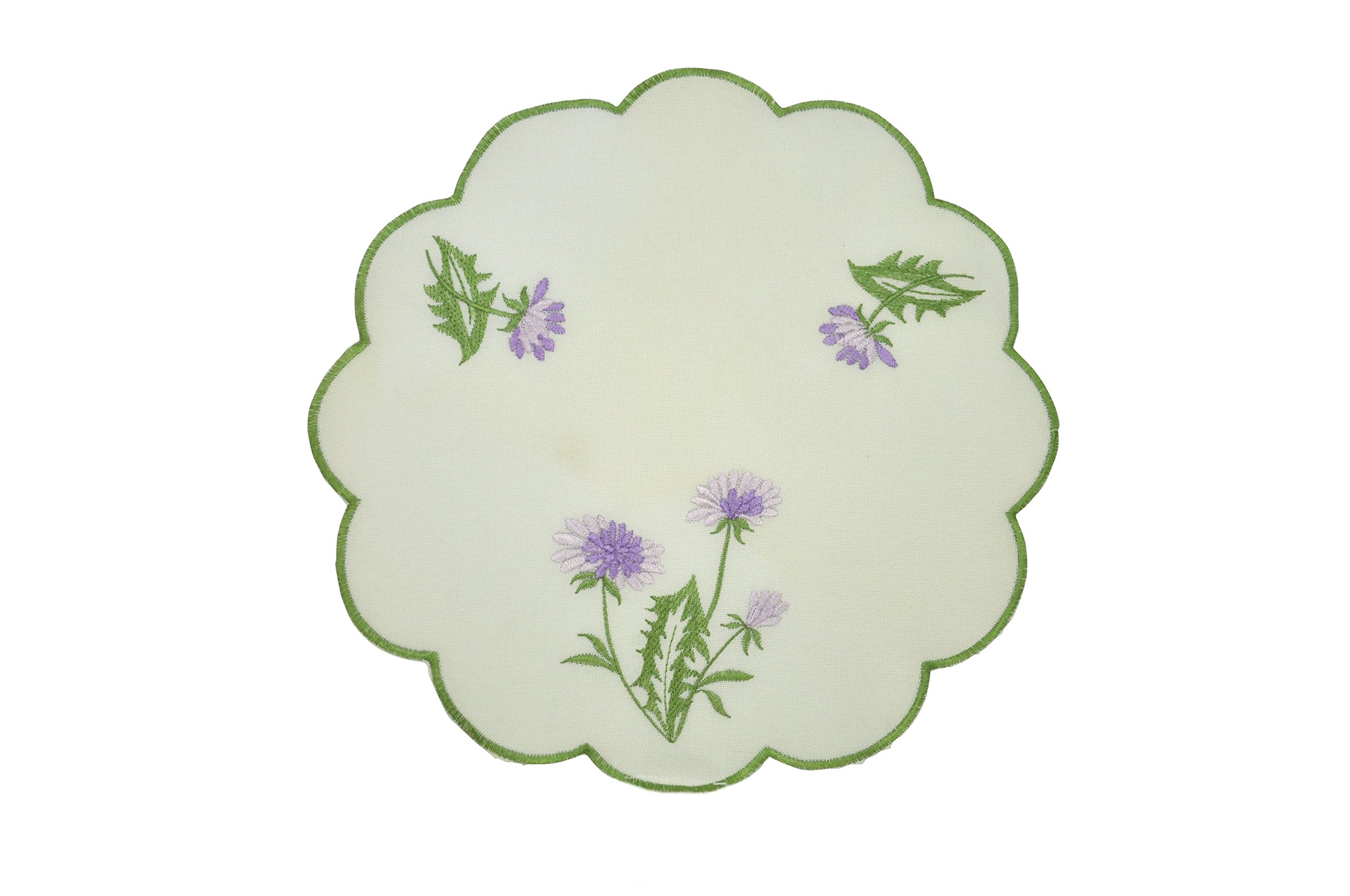 Bellanda 76133S 30 Round Placemat, Polyester, champagne, 30 x 30 x 0.5 cm