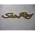Generic 1x Sea Ray Searay SCRIPT Emblem Badge 3D Letters Boat Logo Nameplate Self-Adhesive Sticker GOLD