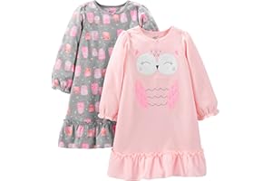 Simple Joys by Carter's girls 2-pack Fleece Nightgowns