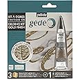 Pebeo GEDEO KIT-Mirror Effect Leaf, Gold Finish Gilding, 3 foils