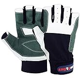 MRX Sailing Gloves for Men & Women 3/4 Finger Grip Great for Sailing, Yachting, Paddling, Kayaking, Fishing, Dinghying Water Sports