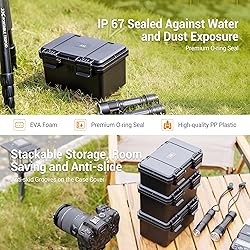 JJC 24 Slots 21700/20700 Battery Case Holder, IP67