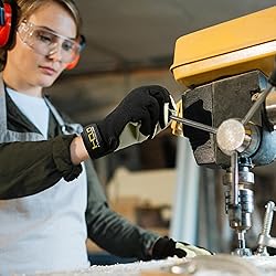 HANDLANDY Leather Work Gloves for Men
