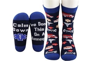 JNIAP EMT Socks Paramedic Socks EMT Paramedic Gifts Medical Technician Socks Emergency Medical Technician Gifts