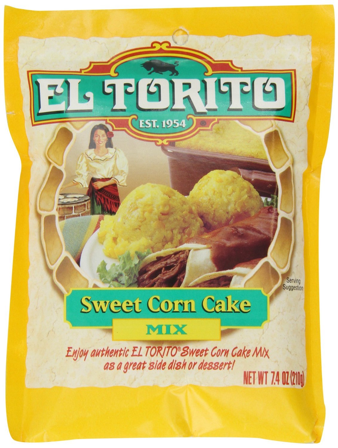 El Torito Sweet Corn Cake Mix, 7.4 Ounce Package (Pack of