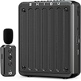 SHIDU 20W Voice Amplifier Wireless Lavalier Microphone Bluetooth Voice Amplifier for Teachers Portable Microphone with Speaker for Classroom,Speech, Meeting,Yoga,Outdoors