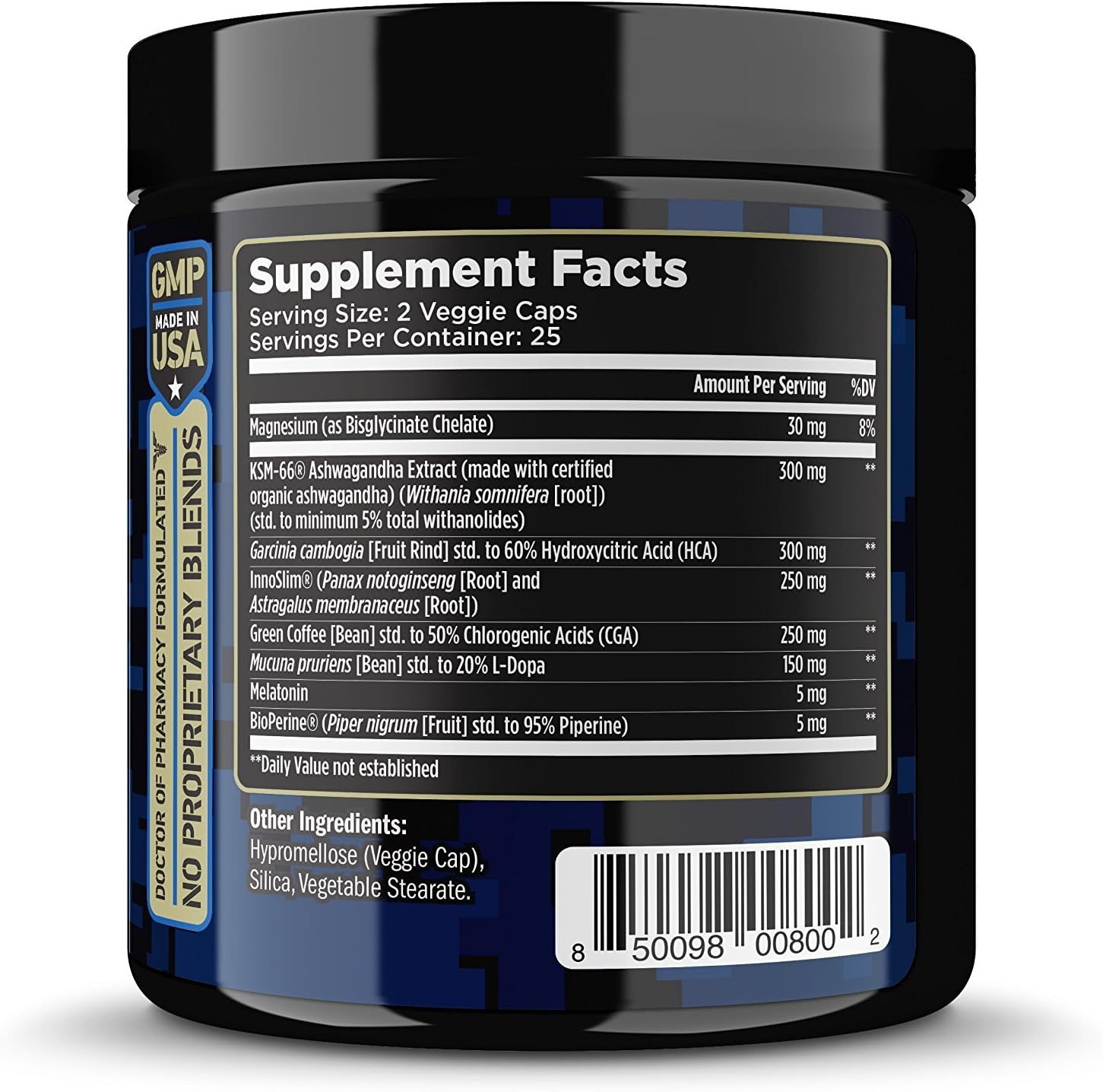 T6 STAR6URN-PM – Fat Burner and Sleep Aid for Muscle-Preserving Weight Loss and Stress Relief, Green Coffee Bean and Garcinia Cambogia Extract, 50 veggie caps: Health & Personal Care