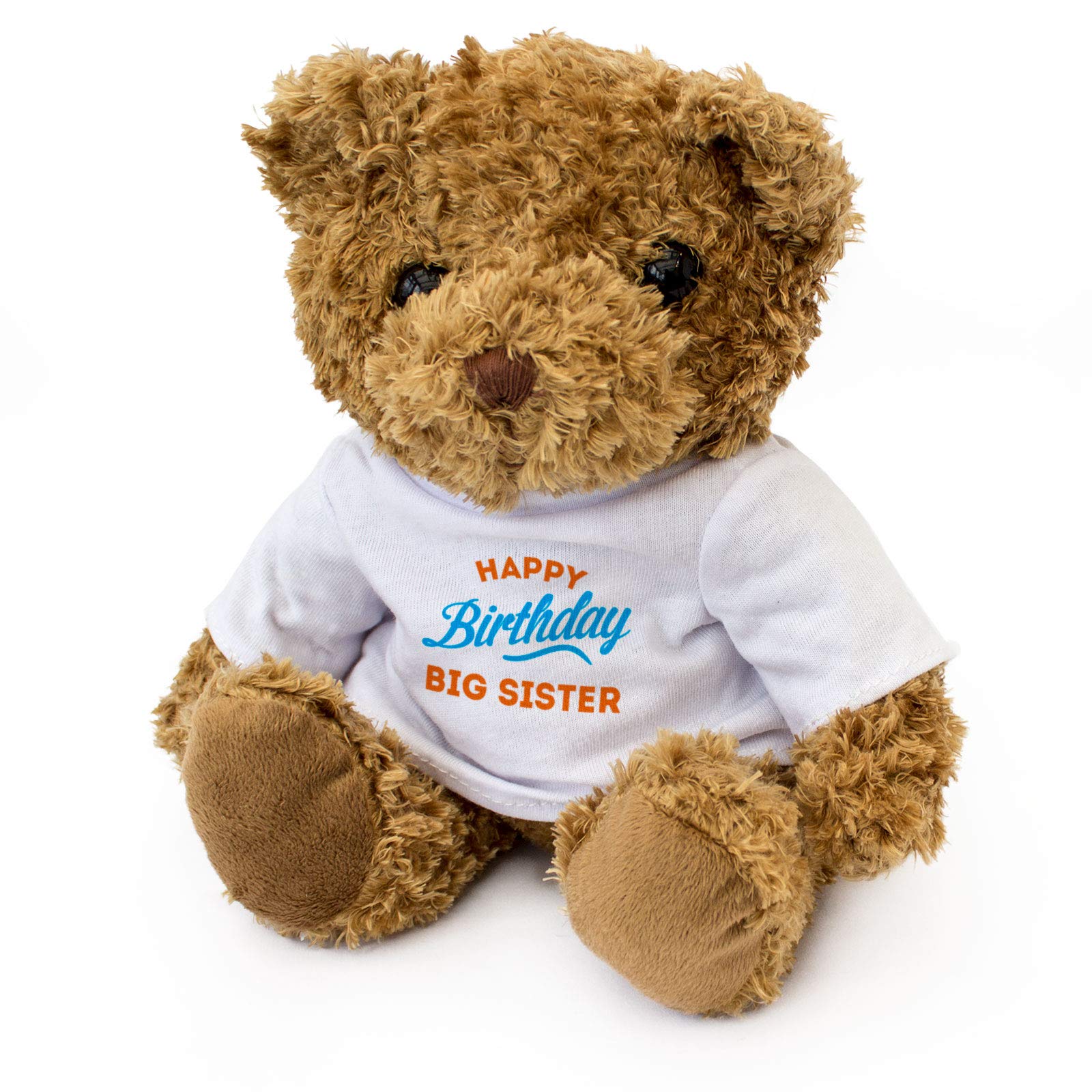 NEW - HAPPY BIRTHDAY BIG SISTER - Teddy Bear - Cute Soft Cuddly - Gift Present