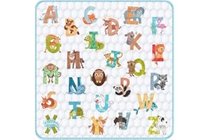 ENVTEK Baby Play Mat for Floor,Premium Baby Play Mat 50" X 50",Thick One-Piece Crawling, Odorless Floor Mat,Non-Slip Cushioned Baby Playmat for Infants,Babies,Toddlers.Foldable and Washable Baby Plaype